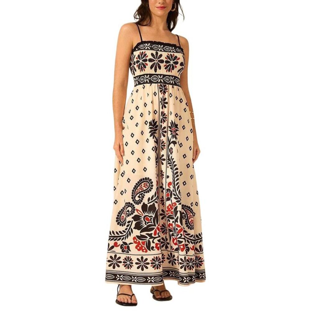 Camila Blanco Womens  Maxi Dress